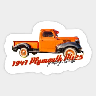 1941 Plymouth PT-125 Pickup Truck Sticker